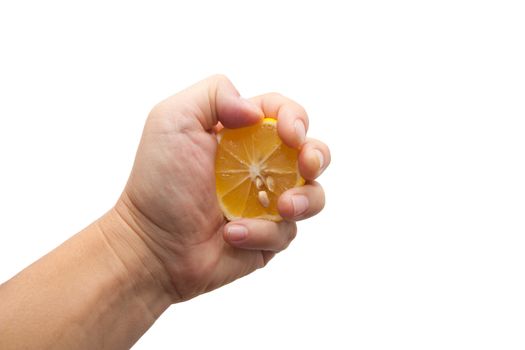 lemon in your hand