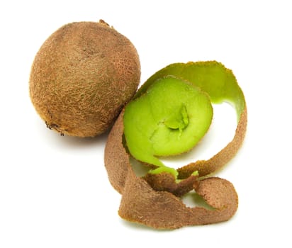 kiwi on a white background