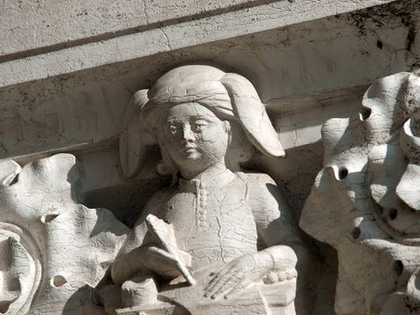 Venice - the unique beauty of the capitals of the columns of the Ducal Palace