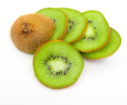 kiwi on a white background