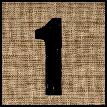 number one on the fabric.