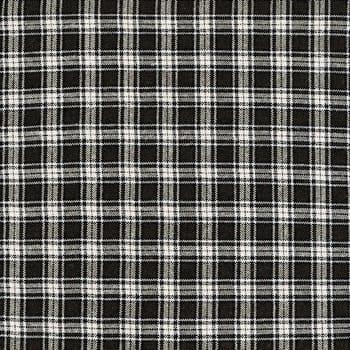 Black-white plaid pattern fabric texture. (High.res.scan.)