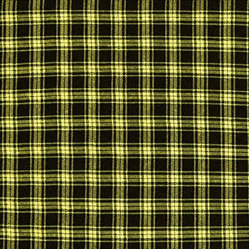 Black-yellow plaid pattern fabric texture. (High.res.scan.)