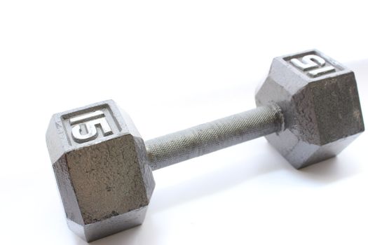 15 pound dumbbell for fitness and working out
