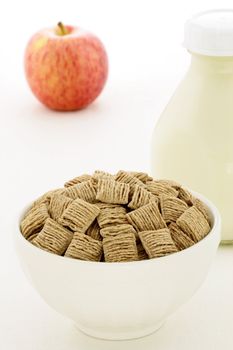 Delicious and nutritious wheat and oats  cereal, served in a beautiful French Cafe au Lait Bowl