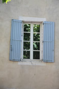 Window of an old house in the Provence, France