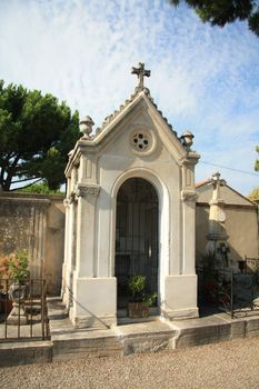 An old cemetery in the Provence, France