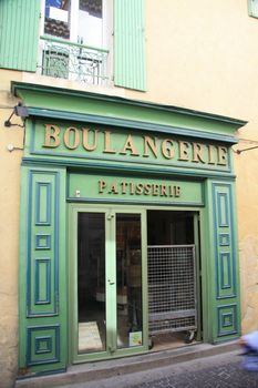 Facade of a bakkery in France, Avignon