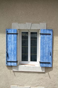 Window of an old house in the Provence, France