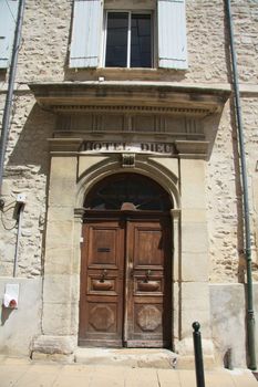 townhall in Vaison la Romaince. H�tel-Dieu ( hostel of God) is the old name given to the principal hospital in French towns