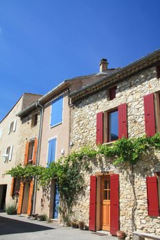 Old houses in the french region Provence