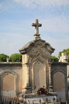 An old cemetery in the Provence, France