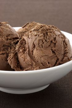 real gourmet chocolate ice cream, not made with mashed potatoes or shortening and meets all the regulations regarding using real dairy products to advertise dairy. 