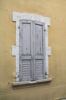 Window of an old house in the Provence, France