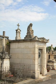 An old cemetery in the Provence, France