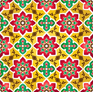 Traditional Floral Islamic Pattern