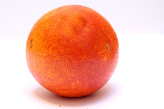 blood orange isolated on a white background