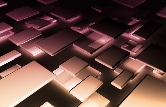 Abstract Background with a Technology Theme Art