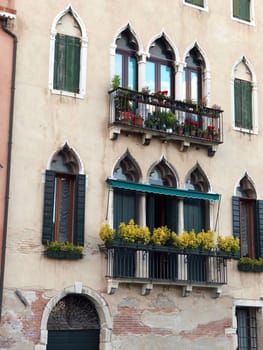 Venice - Exquisite antique building at Canal Grande