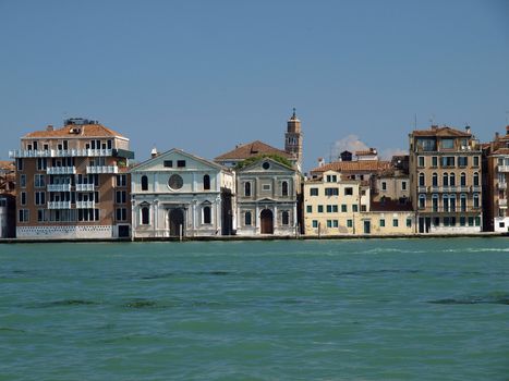 Venice - buildings along Giudecca Canal