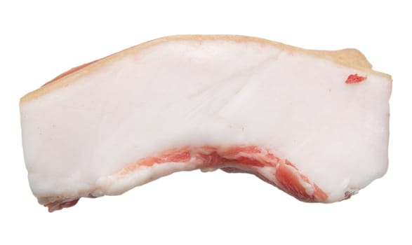 bacon on a white background