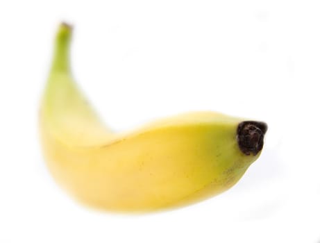 banana on white background 