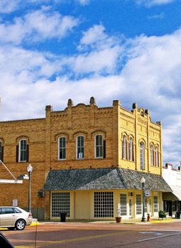 An old buildingin downtown Nacogdoches Texas