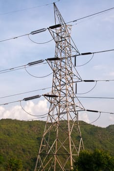 High voltage power pole