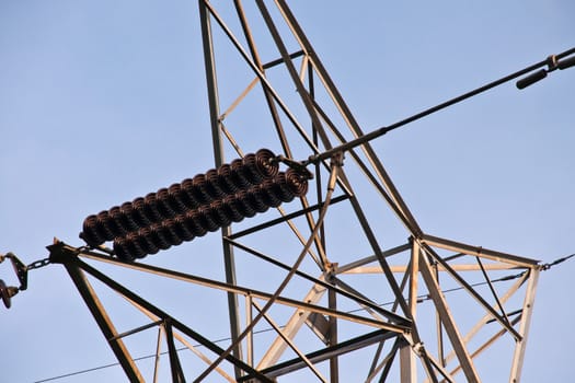 High voltage power pole