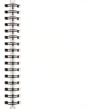 White Blank Note Book as  background