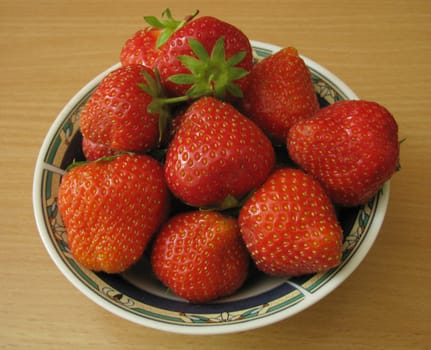 strawberry in a bowl