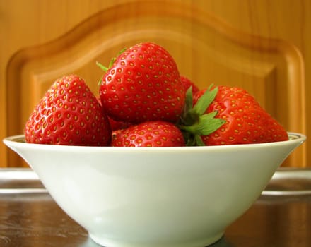 strawberry in a bowl