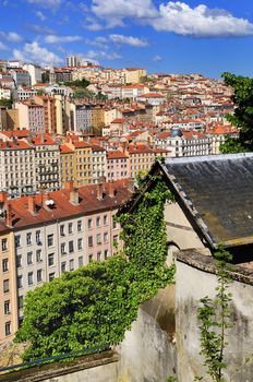 part of the city of Lyon, France