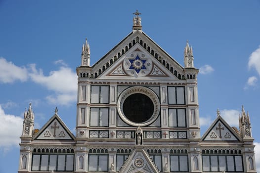 Basilica di Santa Croce (Basilica of the Holy Cross), in Florence, Italy