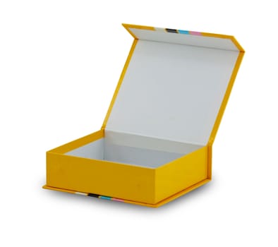 open box on white background