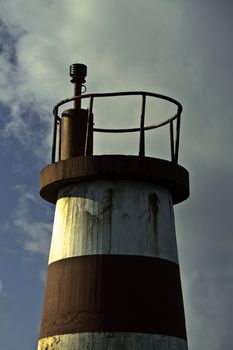 Close-up of a lighthouse