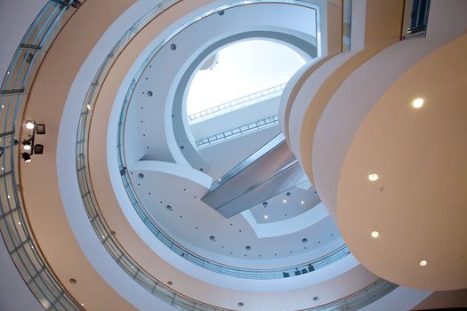 beautiful spiraling stairs