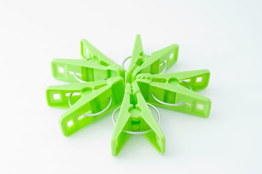 clothespin with isolated background