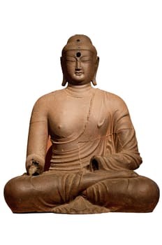 Buddha statue with isolated background