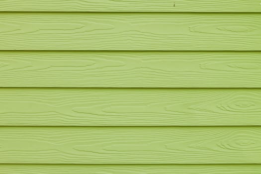 An green painted wall of the house