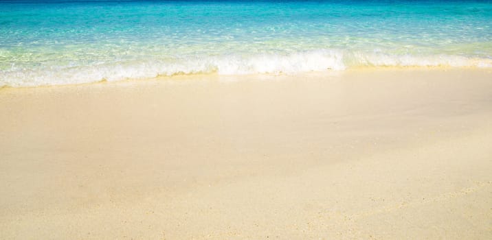 beautiful beach and tropical sea