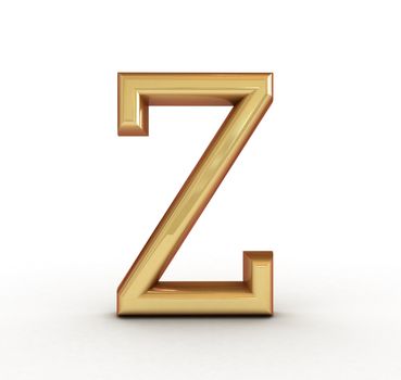One letter of golden alphabet 