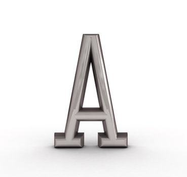 One letter of golden alphabet 