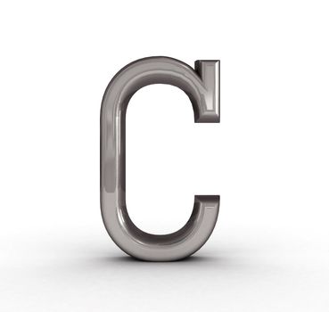 One letter of golden alphabet 