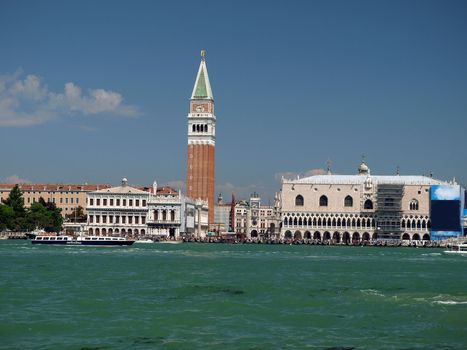 Venice - St. Mark's Square as seen from the San Macro Canal