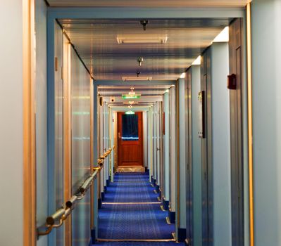 Сorridor on a cruise ship