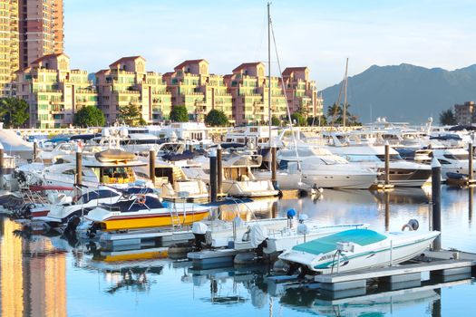 yachts in the golden coast