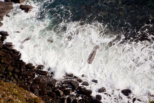Ocean Wave with Coastal at Kilt Rock Highlands Scotland