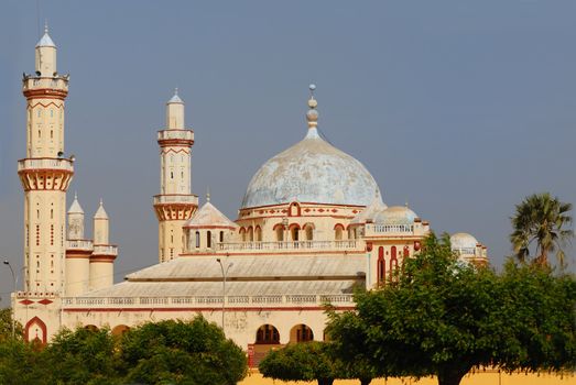 Famous Djourbel mosque, islamic site, Senegal, Africa