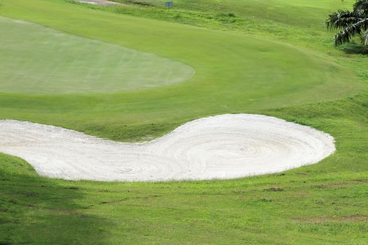 Landscape of golf field